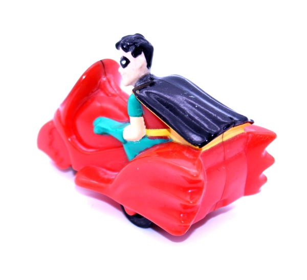 Batman The Animated Series Kunststoff Figur Robin auf Robin-Cycle aus der McDonald's "Happy Meal" Reihe